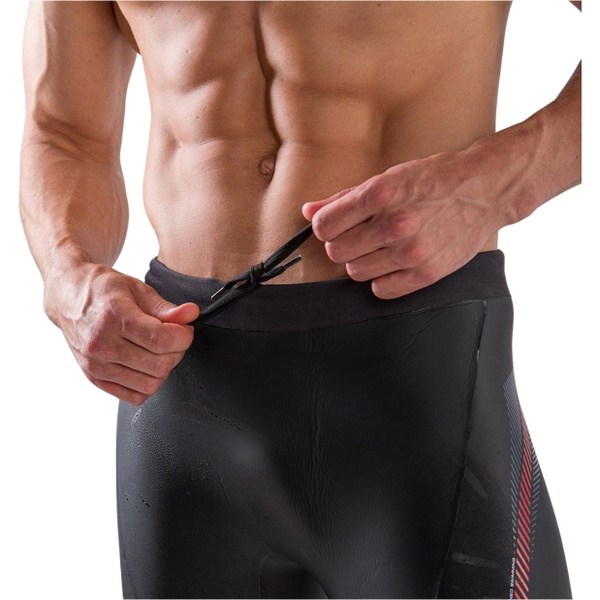 2026 Zone3 Premium Aerodome Elite 5/3mm Neopreen Zwemshort NA18MBSP101 - Black / Rood